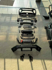 BODY KIT FOR LAND ROVER RANGE ROVER SPORT SV 2022+ L461

Set includes:

Front Lip
Front Bumper
Front Grille
Rear Bumper
Rear Diffuser
Exhaust Tips

Material: Plastic

* Each part of this kit can be sent separately. Please contact us if you need a specific part.

Payment ►
Visa

Mastercard

PayPal with a credit card (add 4.4% at checkout)
Payoneer
Cryptocurrency
Shipment ►
By express DHL/UPS/TNT/FedEx
To the local international airport
Special line by air
Special line by the sea
To Europe and the UK by train