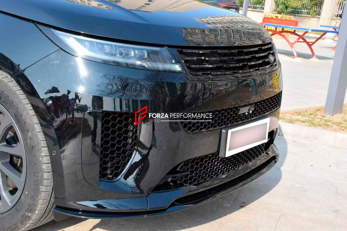 BODY KIT FOR LAND ROVER RANGE ROVER SPORT SV 2022+ L461

Set includes:

Front Lip
Front Bumper
Front Grille
Rear Bumper
Rear Diffuser
Exhaust Tips

Material: Plastic

* Each part of this kit can be sent separately. Please contact us if you need a specific part.

Payment ►
Visa

Mastercard

PayPal with a credit card (add 4.4% at checkout)
Payoneer
Cryptocurrency
Shipment ►
By express DHL/UPS/TNT/FedEx
To the local international airport
Special line by air
Special line by the sea
To Europe and the UK by train