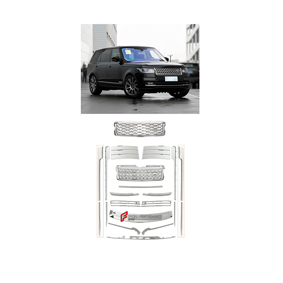 BODY KIT for LAND ROVER RANGE ROVER VOGUE 2013 - 2017