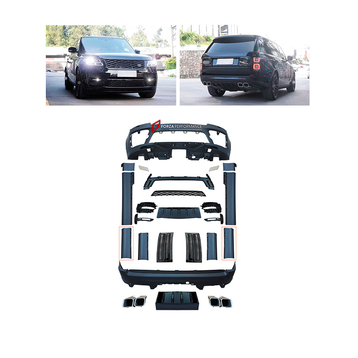 BODY KIT for LAND ROVER RANGE ROVER VOGUE 2018 - 2022