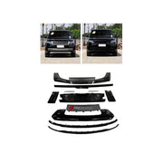 BODY KIT for Land Rover Range Rover Vogue 2023+
Set includes:

Front Lip
Front Bumper Assembly
Front Grille
Material: Plastic

NOTE: Professional installation is required.
