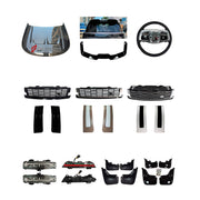BODY KIT for Land Rover Range Rover Vogue 2023+
Set includes:

Front Grille
Front Headlights
Steering Wheel
Hood Bonnet
Roof Spoiler
Tail Lights
Material: Plastic

NOTE: Professional installation is required.