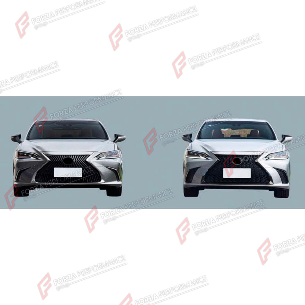 BODY KIT for LEXUS ES200 2018+

Set includes:
Front Bumper Assembly
Front Grille
Headlights
License Plate
Tail Lights
Rear Bumper Assembly

Material: Plastic

NOTE: Professional installation is required.