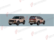 BODY KIT for LEXUS GX550 J250 2023+

Set includes:
Front Bumper
Front Grille
Fog Lights
License Plate

Material: Plastic

NOTE: Professional installation is required.