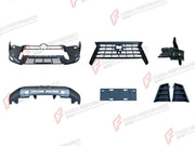 BODY KIT for LEXUS GX550 J250 2023+

Set includes:
Front Bumper
Front Grille
Fog Lights
License Plate

Material: Plastic

NOTE: Professional installation is required.