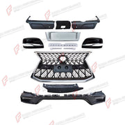 BODY KIT for LEXUS LX570 J200 FACELIFT 2015 - 2023 FORZA PERFORMANCE custom fit TRD Style
Set includes:

Front Bumper
Front Grille
Side Mirror Covers
License Plate
Rear Diffuser
Material: Plastic

NOTE: Professional installation is required.
