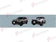 BODY KIT for LEXUS LX600 J300 2021+ FORZA PERFORMANCE custom fit Sport Style
Set includes:

Front Lip
Front Bumper Assembly
Rear Bumper Assembly
Material: Plastic

NOTE: Professional installation is required.