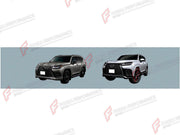 BODY KIT for LEXUS LX600 J300 2021+

Set includes:
Front Bumper Assembly
Headlights
Fog Lights
Tail Lights
Mud Flaps

Material: Plastic

NOTE: Professional installation is required.