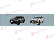 BODY KIT for LEXUS LX600 J300 2021+ FORZA PERFORMANCE custom fit M Style
Set includes:

Front Bumper
Rear Diffuser
Material: Plastic

NOTE: Professional installation is required.