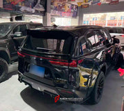 BODY KIT for LEXUS LX600 J300 2022+

Set includes:

Front Lip
Front Fender Flares
Rear Fender Flares
Rear Diffuser

Material: Plastic

Note: Professional installation is required.
