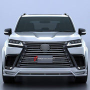 BODY KIT for LEXUS LX600 LX700 J300 2021+ FORZA PERFORMANCE custom fit Artisan Style

Set includes:
Front Lip
Front Bumper Air Vent Covers
Fender Flares
Roof Spoiler
Ducktail Spoiler
Rear Diffuser

Material: Plastic

NOTE: Professional installation is required.