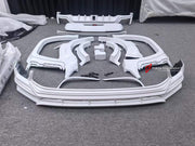 BODY KIT for LEXUS LX600 LX700 J300 2021+ FORZA PERFORMANCE custom fit WALD Style

Set includes:
Front Lip
Front Bumper Air Vent Covers
Fender Flares
Roof Spoiler
Ducktail Spoiler
Rear Diffuser

Material: Plastic

NOTE: Professional installation is required.