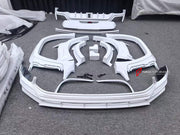 BODY KIT for LEXUS LX600 LX700 J300 2021+ FORZA PERFORMANCE custom fit WALD Style

Set includes:
Front Lip
Front Bumper Air Vent Covers
Fender Flares
Roof Spoiler
Ducktail Spoiler
Rear Diffuser

Material: Plastic

NOTE: Professional installation is required.