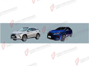 BODY KIT for LEXUS RX300 AL20 FACELIFT 2019 - 2023 FORZA PERFORMANCE custom fit Sport Style

Set includes:
Front Lip
Front Grille
Rear Diffuser

Material: Plastic

NOTE: Professional installation is required.