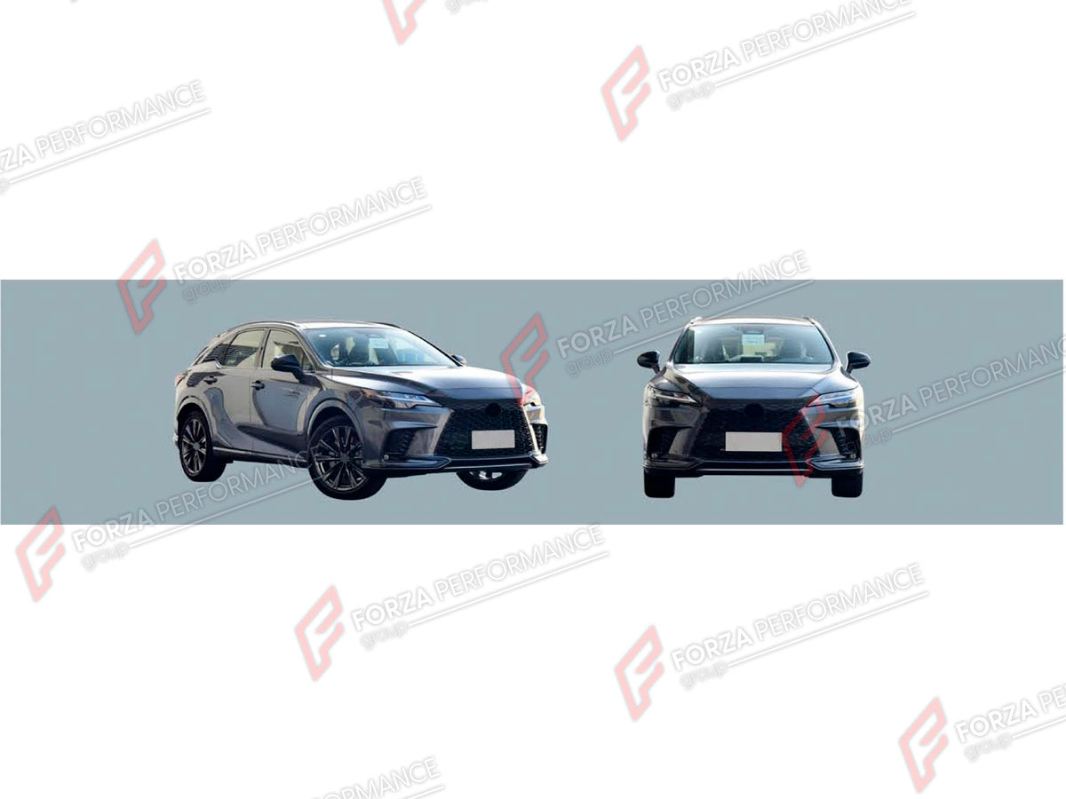 BODY KIT for LEXUS RX350 AL30 2022+ FORZA PERFORMANCE custom fit F-Sport Style

Set includes:
Front Bumper Assembly
Front Grille
Rear Bumper Assembly

Material: Plastic

NOTE: Professional installation is required.