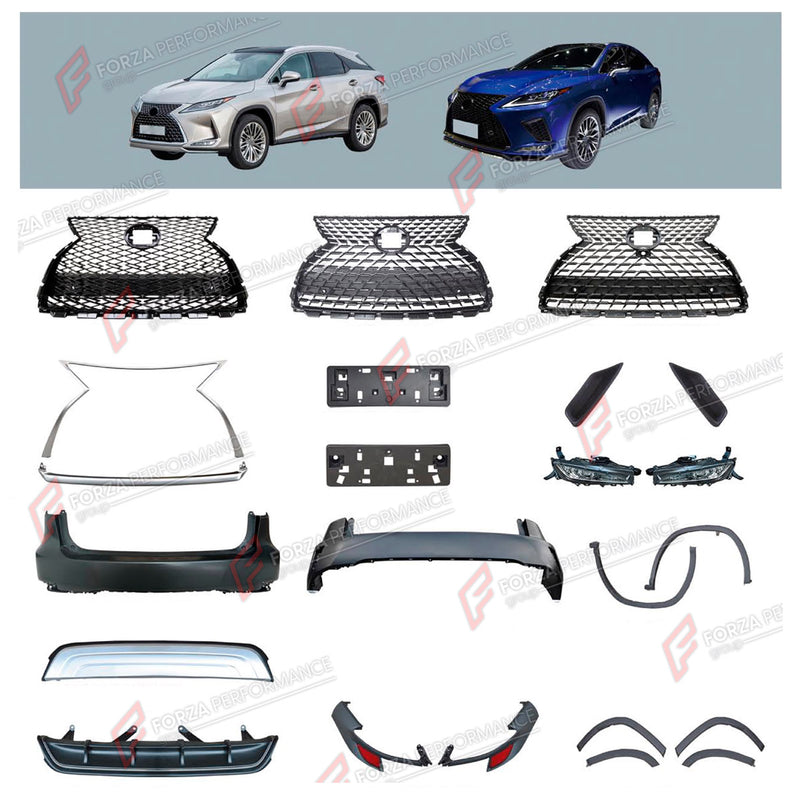 BODY KIT for LEXUS RX450 AL20 FACELIFT 2019 - 2023