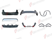BODY KIT for LEXUS RX450 AL20 FACELIFT 2019 - 2023 FORZA PERFORMANCE custom fit F-Sport Style

Set includes:
Front Fender Flares
Rear Fender Flares
Rear Bumper Assembly

Material: Plastic

NOTE: Professional installation is required.