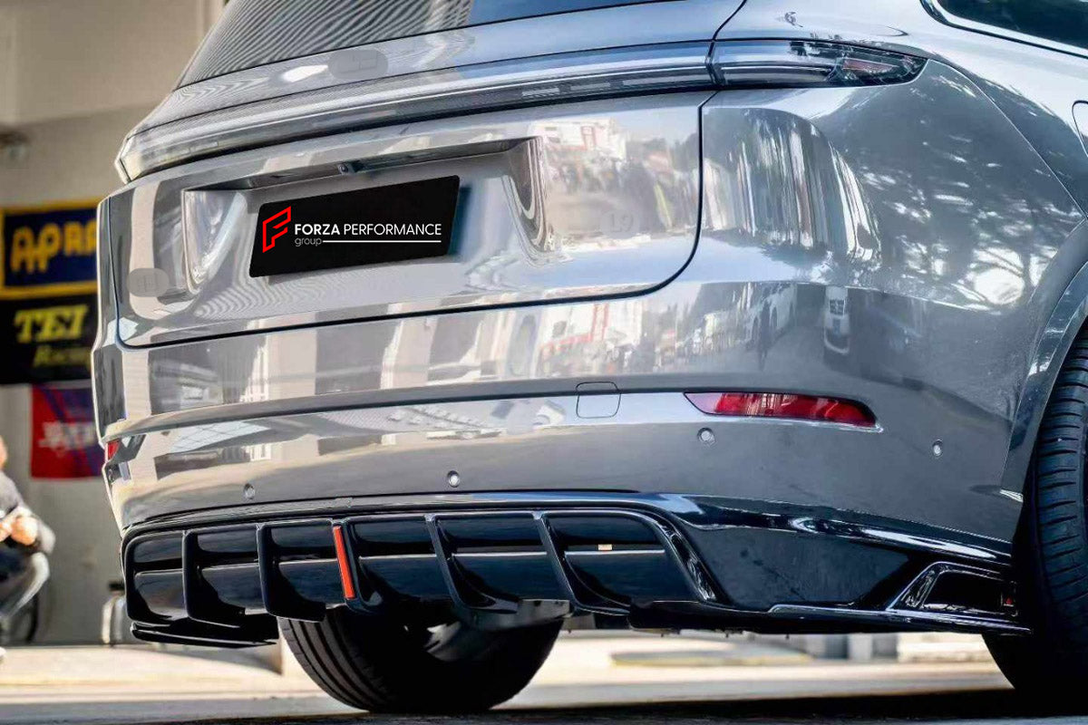 BODY KIT for LI XIANG L8 L9 2022+

Set includes:
Front Lip
Front Bumper Canards
Rear Diffuser

Material: Plastic

NOTE: Professional installation is required.