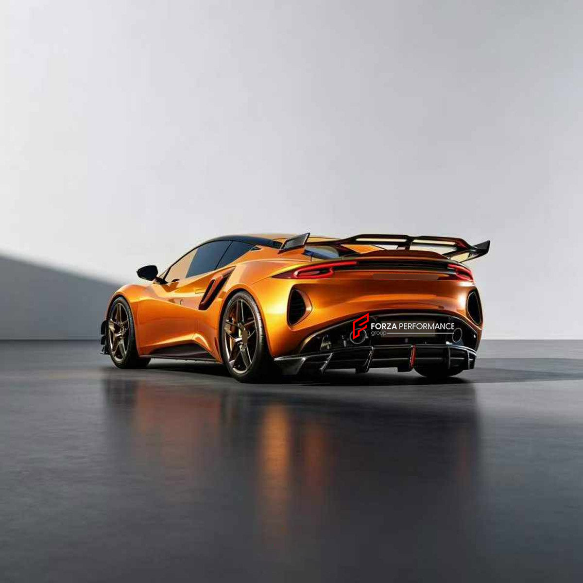 BODY KIT for LOTUS EMIRA 2022+

Set includes:
Front Lip
Front Bumper Canards
Side Skirts
Rear Spoiler Wing
Rear Diffuser

Material: Plastic

NOTE: Professional installation is required.