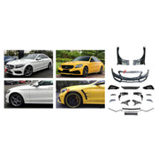 FRONT BUMPER ASSEMBLY AND FENDERS for MERCEDES-BENZ C-CLASS W205 2014 - 2022 FORZA PERFORMANCE custom fit Carlson Style

Set includes:
Front Lip
Front Bumper Assembly
Front Fenders

Material: Plastic

NOTE: Professional installation is required.