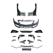 FRONT BUMPER ASSEMBLY AND FENDERS for MERCEDES-BENZ C-CLASS W205 2014 - 2022 FORZA PERFORMANCE custom fit Carlson Style

Set includes:
Front Lip
Front Bumper Assembly
Front Fenders

Material: Plastic

NOTE: Professional installation is required.