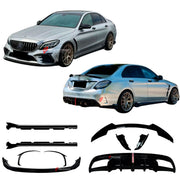 BODY KIT for MERCEDES BENZ C CLASS W205 2015 - 2021 FORZA PERFORMANCE Custom fit Dry Carbon VTEN Design Style
Set includes:

Front Lip
Front Bumper Canards
Side Skirts
Rear Lip
Rear Corners
Rear Spoiler
Material: Plastic

NOTE: Professional installation is required.