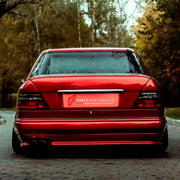 BODY KIT for Mercedes Benz E CLASS W124 1995+
Set includes:

Front Bumper
Front Fenders
Side Skirts
Side Moldings
Rear Fenders
Rear Bumper
Material: Plastic

NOTE: Professional installation is required.
