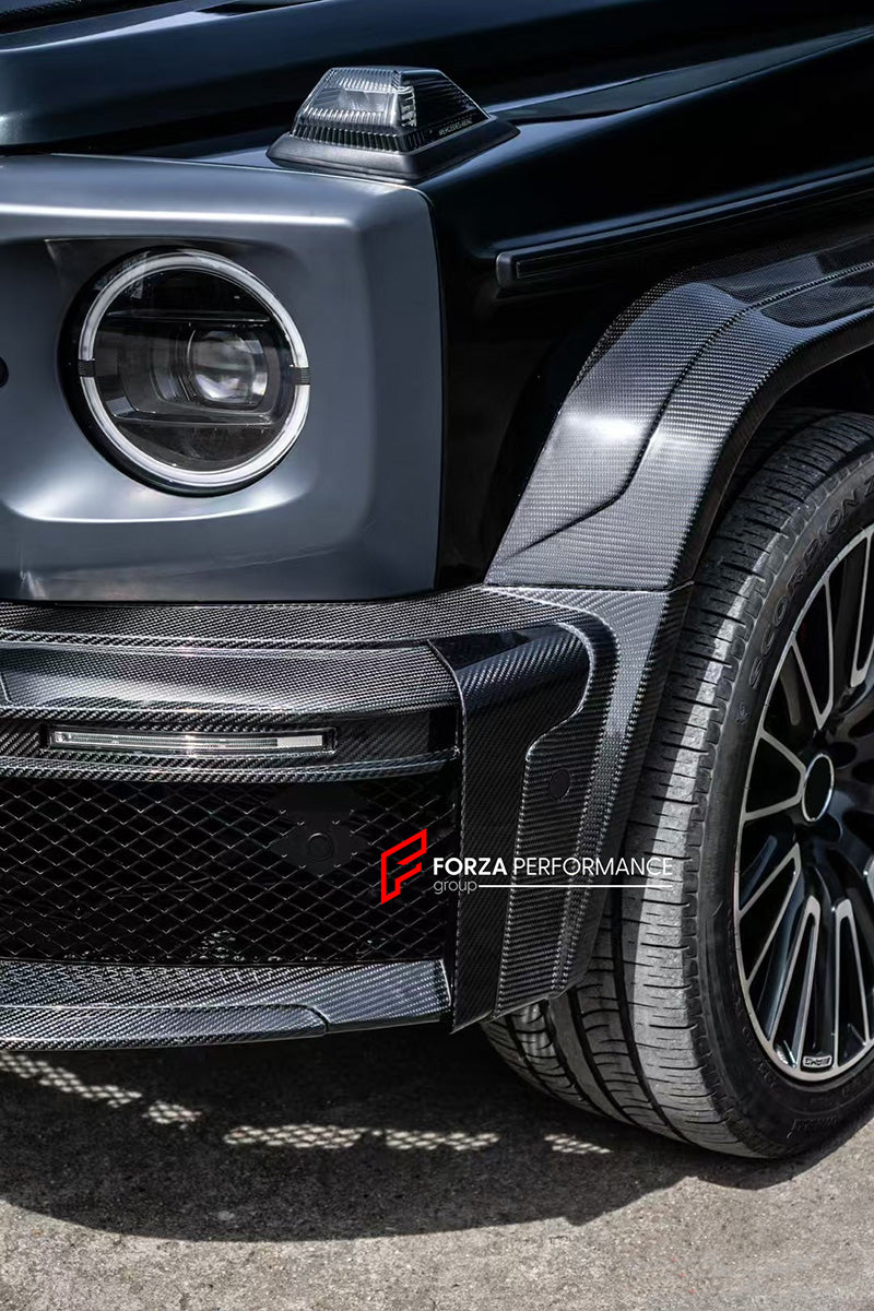 CARBON BODY KIT for MERCEDES-BENZ G-CLASS G63 W465 2024+


Set includes:

Front Bumper Assembly

Hood / Bonnet
Roof LED DRL Bar
Fender Flares
Rear Spoiler

Rear Bumper 


Material: Carbon Fiber

NOTE: Professional installation is required.