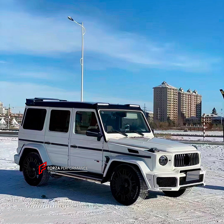 CONVERSION BODY KIT for MERCEDES-BENZ G-CLASS G63 W463 1990 - 2017 to W464 2018+



Set includes:

Front Bumper
Headlights
Hood
Grille
Side Fenders
Side Skirts
Rear Bumper
Tail Lights

Material: Plastic

Note: Professional installation is required.

Contact us for pricing.

* Each part of this kit can be sent separately. Please contact us if you need a specific part.



Payment ►
Visa

Master Card

PayPal (Pay via PayPal add 4,4%)
Cryptocurrency
Shipment ►
By express DHL/UPS/TNT/FedEx
To the local internati