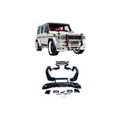 BODY KIT for MERCEDES-BENZ G-CLASS W463 2008 - 2018 FORZA PERFORMANCE custom fit HM
Set includes:

Front Bumper Assembly
Front Fenders
Rear Fenders
Rear Bumper Assembly
Rear Diffuser
Material: Plastic

NOTE: Professional installation is required.