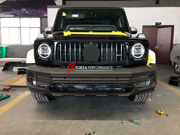 BLADE I STYLE BODY KIT for MERCEDES-BENZ G-CLASS W464 2018 - 2024  Set includes:  Hood Front Bumper Fog Lights Fender Flares Side Skirts Rear Bumper