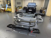 BODY KIT for MERCEDES-BENZ G-CLASS W464 W465 G500 2018+ FORZA PERFORMANCE Vintage Style
Set includes:

Front Bumper Assembly
Front Grille
Front Bumper Bull Bar
Headlight Covers
Fender Flares
Rear Bumper Assembly
Forged Wheels Rims
Material: Plastic

NOTE: Professional installation is required.