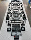 BODY KIT for Mercedes Benz G Class W465 G63 G500 2024+
Set includes:

Front Lip
Front Bumper Assembly
Front Grille
License Plate
Hood Bonnet
Front Fenders
Side Mirror Covers
Roof Light Bar
Rear Fenders
Roof Spoiler
Rear Diffuser
Rear Bumper Assembly
Material: Plastic

NOTE: Professional installation is required.