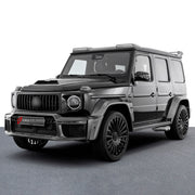 BODY KIT for Mercedes Benz G Class W465 G63 G500 2024+
Set includes:

Front Lip
Front Bumper Assembly
Front Grille
License Plate
Hood Bonnet
Front Fenders
Side Mirror Covers
Roof Light Bar
Rear Fenders
Roof Spoiler
Rear Diffuser
Rear Bumper Assembly
Material: Plastic

NOTE: Professional installation is required.