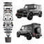 BODY KIT for Mercedes Benz G Class W465 G63 G500 2024+
Set includes:

Front Lip
Front Bumper Assembly
Front Grille
License Plate
Hood Bonnet
Front Fenders
Side Mirror Covers
Roof Light Bar
Rear Fenders
Roof Spoiler
Rear Diffuser
Rear Bumper Assembly
Material: Plastic

NOTE: Professional installation is required.