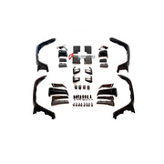 BODY KIT for Mercedes Benz G Class W465 G63 G500 2024+
Set includes:

Front Lip
Front Bumper Assembly
Front Grille
License Plate
Hood Bonnet
Front Fenders
Side Mirror Covers
Roof Light Bar
Rear Fenders
Roof Spoiler
Rear Diffuser
Rear Bumper Assembly
Material: Plastic

NOTE: Professional installation is required.