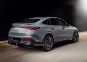 CONVERSION BODY KIT for MERCEDES BENZ GLC COUPE CLASS X254 2022+ UPGRADE to GLC63S COUPE FACELIFT

Set includes:

Rear Bumper Assembly
Rear Diffuser with LED
Exhaust Tips

Material: Plastic


Note: Professional installation is required.

Payment ►
Visa

Mastercard

PayPal with a credit card (add 4.4% at checkout)
Payoneer
Cryptocurrency
Shipment ►
By express DHL/UPS/TNT/FedEx
To the local international airport
Special line by air
Special line by the sea
To Europe and the UK by train

Please let us know whic