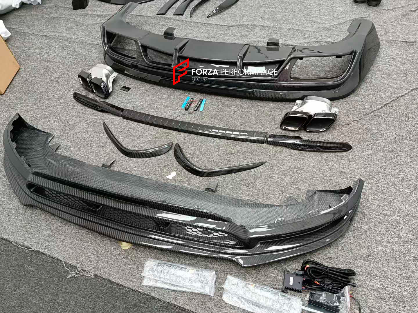 DRY CARBON BODY KIT for MERCEDES-BENZ GLS X167 2020+



Set includes:
Front Bumper
Front Bumper Air Vent Trims
Rear Bumper Trim
Rear Diffuser
Exhaust Tips


Material: Carbon Fiber

NOTE: Professional installation is required



Payment ►
Visa
Mastercard
PayPal with a credit card (add 4.4% at checkout)
Payoneer
Cryptocurrency
Shipment ►
By express DHL/UPS/TNT/FedEx
To the local international airport
Special line by air
Special line by the sea
To Europe and the UK by train

Please let us know which shipping o