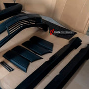 BODY KIT for Mercedes Benz S CLASS W126 1981 - 1991
Set includes:

Front Bumper
Front Fenders
Side Skirts
Side Moldings
Rear Fenders
Rear Bumper
Material: Plastic

NOTE: Professional installation is required.