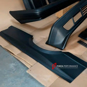 BODY KIT for Mercedes Benz S CLASS W126 1981 - 1991
Set includes:

Front Bumper
Front Fenders
Side Skirts
Side Moldings
Rear Fenders
Rear Bumper
Material: Plastic

NOTE: Professional installation is required.
