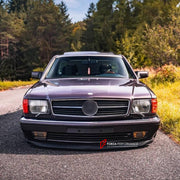 BODY KIT for Mercedes Benz S CLASS W126 1981 - 1991
Set includes:

Front Bumper
Front Fenders
Side Skirts
Side Moldings
Rear Fenders
Rear Bumper
Material: Plastic

NOTE: Professional installation is required.