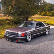 BODY KIT for Mercedes Benz S CLASS W126 1981 - 1991
Set includes:

Front Bumper
Front Fenders
Side Skirts
Side Moldings
Rear Fenders
Rear Bumper
Material: Plastic

NOTE: Professional installation is required.