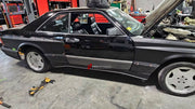 BODY KIT for Mercedes Benz S CLASS 560SEC W126 1981 - 1991
Set includes:

Front Bumper
Front Fenders
Side Skirts
Side Moldings
Rear Fenders
Rear Bumper
Material: Plastic

NOTE: Professional installation is required.