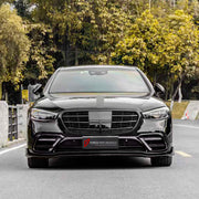 BODY KIT for Mercedes Benz S Class W223 2020+
Set includes:

Front Lip
Front Bumper Vents
Ducktail Spoiler
Rear Diffuser
Exhaust Tips
Material: Plastic

NOTE: Professional installation is required.