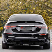 BODY KIT for Mercedes Benz S Class W223 2020+
Set includes:

Front Lip
Front Bumper Vents
Ducktail Spoiler
Rear Diffuser
Exhaust Tips
Material: Plastic

NOTE: Professional installation is required.