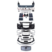 BODY KIT for MERCEDES BENZ SPRINTER W906 FACELIFT 2014 - 2018 FORZA PERFORMANCE BL Style
Set includes:

Front Lip
Front Bumper Assembly
Front Grille
License Plate
Side Skirts
Rear Bumper Assembly
Material: Plastic

NOTE: Professional installation is required
