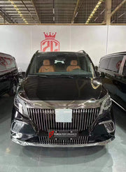 BODY KIT for MERCEDES-BENZ V-CLASS VITO W447 2024

Set includes:

Front Bumper Assembly
Grille
Hood
Side Mirror Covers
Rear Bumper Assembly
Exhaust Tips

Material: Plastic

Note: Professional installation is required.