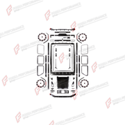 BODY KIT for MERCEDES-BENZ G-CLASS W464 2019 - 2024 FORZA PERFORMANCE custom fit B11 Mech Series I
Set includes:

Front Lip
Front Bumper Assembly
Front Grille
Front Fender Flares
Hood Bonnet
Roof Light Bar
Window Frames
Side Skirts
Body Side Door Moldings
Rear Fender Flares
Rear Diffuser
Rear Bumper Assembly
Material: Plastic

NOTE: Professional installation is required.