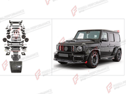 BODY KIT for MERCEDES-BENZ G-CLASS W464 G500 2019 - 2024 FORZA PERFORMANCE custom fit B900 ROCKET
Set includes:

Front Lip
Front Bumper Assembly
Front Grille
License Plate
Hood Bonnet
Front Fenders
Rear Fenders
Rear Spoiler Wing
Rear Diffuser
Rear Bumper Assembly
Exhaust Tips
Forged Wheels Rims
Material: Plastic

NOTE: Professional installation is required.