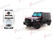BODY KIT for MERCEDES-BENZ G-CLASS W464 2019 - 2024 FORZA PERFORMANCE custom fit MAY G900
Set includes:

Front Bumper Assembly
Front Grille
Hood Bonnet
Roof Light Bar
Front Fender Flares
Side Skirts
Rear Fender Flares
Rear Spoiler Wing
Rear Bumper Assembly
Spare Wheel Tire Cover
Exhaust Tips
Material: Plastic

NOTE: Professional installation is required.